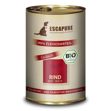 Escapure Rind Bio - luomu nautaa vihanneksilla ja yrteillä 6 x 400g