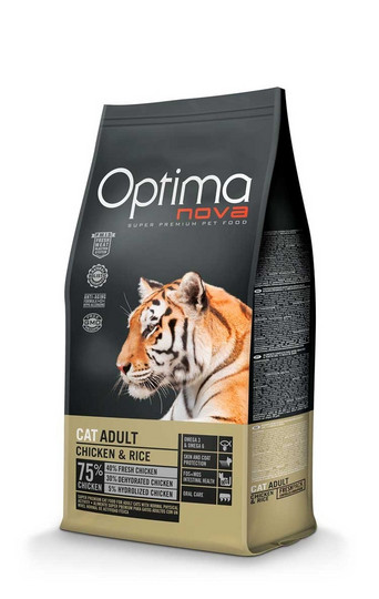 Optimanova cat adult chicken&rice alk. 2kg