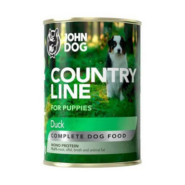 John Dog Country Line ankka - täysravinto 800g