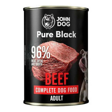 John Dog Pure Black Adult Beef 400g