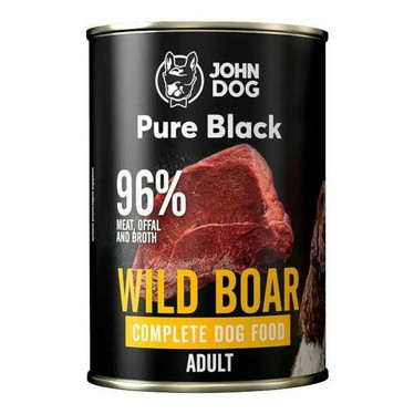 John Dog Pure Black Wild Boar 400g