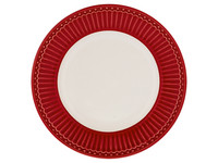 Plate Alice red small