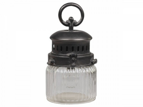 Led lantern with timer small stripe
