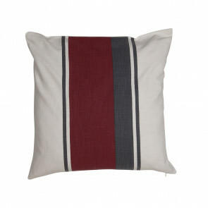 Cushioncover red/white/darkgrey