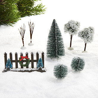 Fence / spruce set