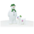 Snowman and dog