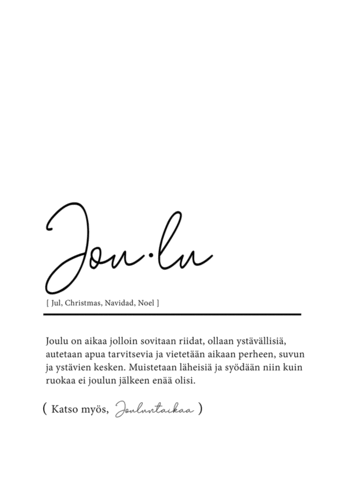 Joulu-määritelmä