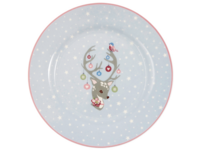 Plate Dina pale blue