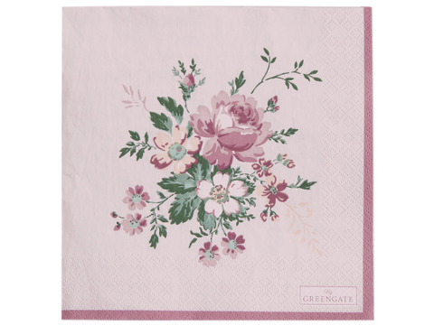 Paperiservetti  Marie Dusty rose