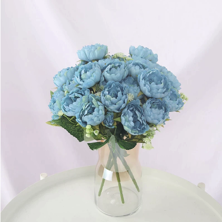 Peonybouquet turquise