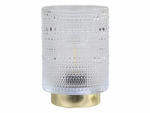 Lamp w. pattern LED clear