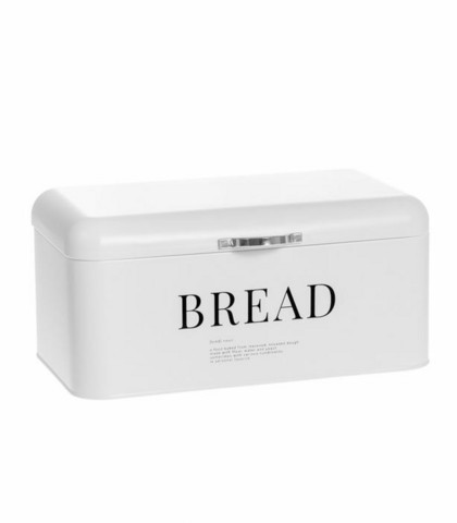 White tin box bread