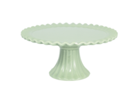 Cake stand Elwin dusty green small