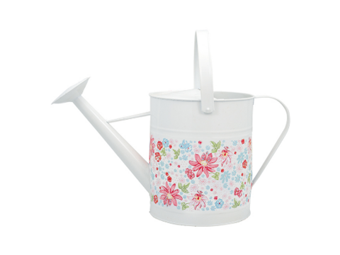 Iron Watering can Xenia white large