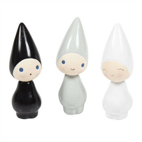 Peggy black / white / grey