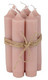 candle dusty pink