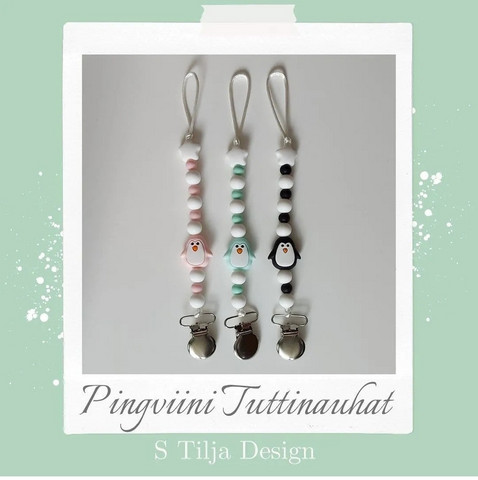 Pacifier penguin 3 colours