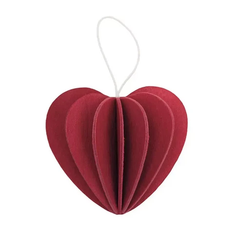 Lovi -sydän iso 6.8cm 3 väriä