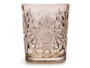 Hobstar drinking glass taupe
