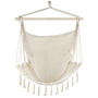 Hanging chair w/tassels