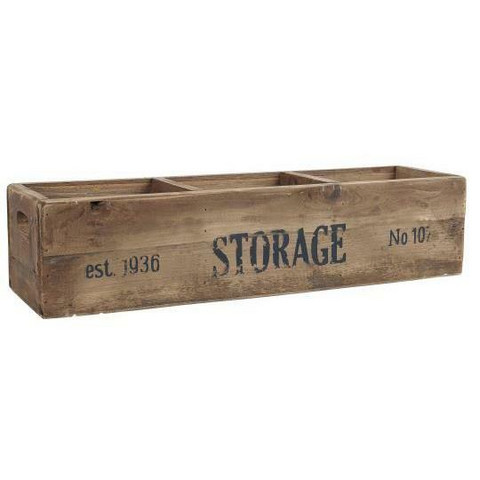 Puulaatikko storage  2 hyllyllä