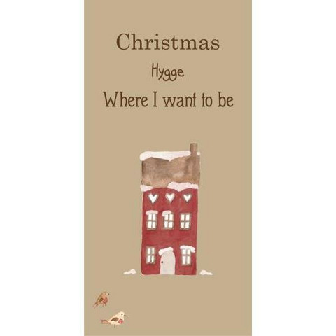 Napkin w/house Christmas Hygge Where I want to be 16 pcs per pack