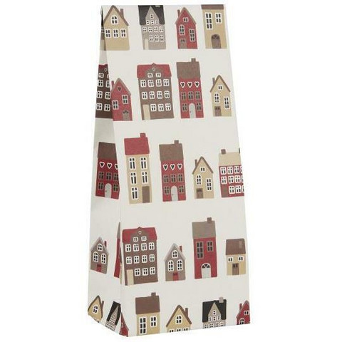 Paper bag Christmas town small