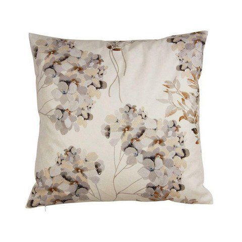 Cushion cover flower off-white