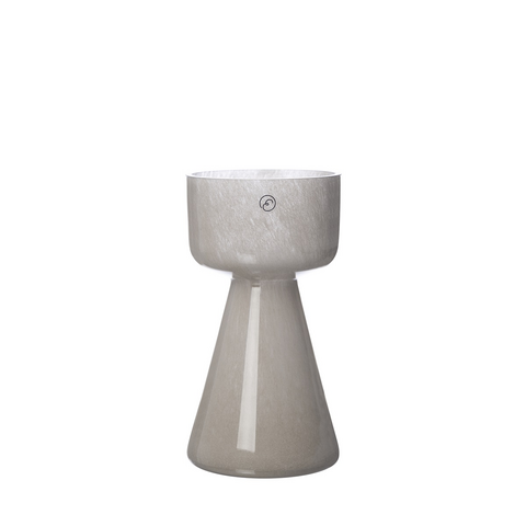 Hyacinth vase/lantern beige small