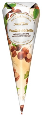 Caramelized hazelnut nougat