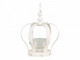 Crown candleholder antique white