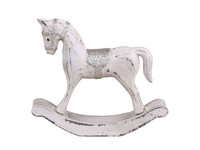 Horse glitter antique cream