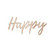 Happy woodsign with magnet