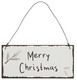 Metallikyltti merry christmas