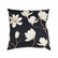 Magnoliankukka tyynypäällinen musta