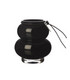 Glassvase black medium