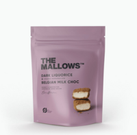 The Mallows marshmallow dark liquorice glutenfree