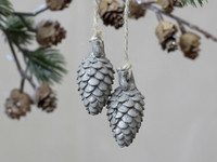 Pinecone glitter antique mocca