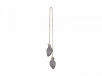 Pinecone glitter antique mocca