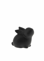 Ceramic bunny black big