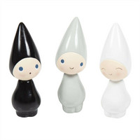 Peggy black / white / grey