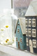 House f/tealight Nyhavn beige roof w/o chimney