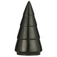 Christmas tree standing wide grooves oblong black
