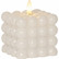 Bubble candle white with timer