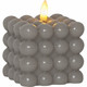 Bubble candle grey with timer