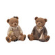 Teddy bears, brown, 2 pcs.