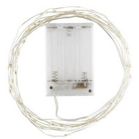 Wire string lights 20 LED lights f/indoor