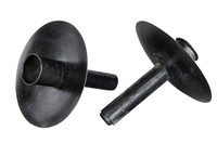 Candle holder for an antique candle, black
