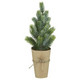 Artificial pinetree w/glitter w/paper stand