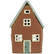 House f/tealight Nyhavn grey roof w/o chimney